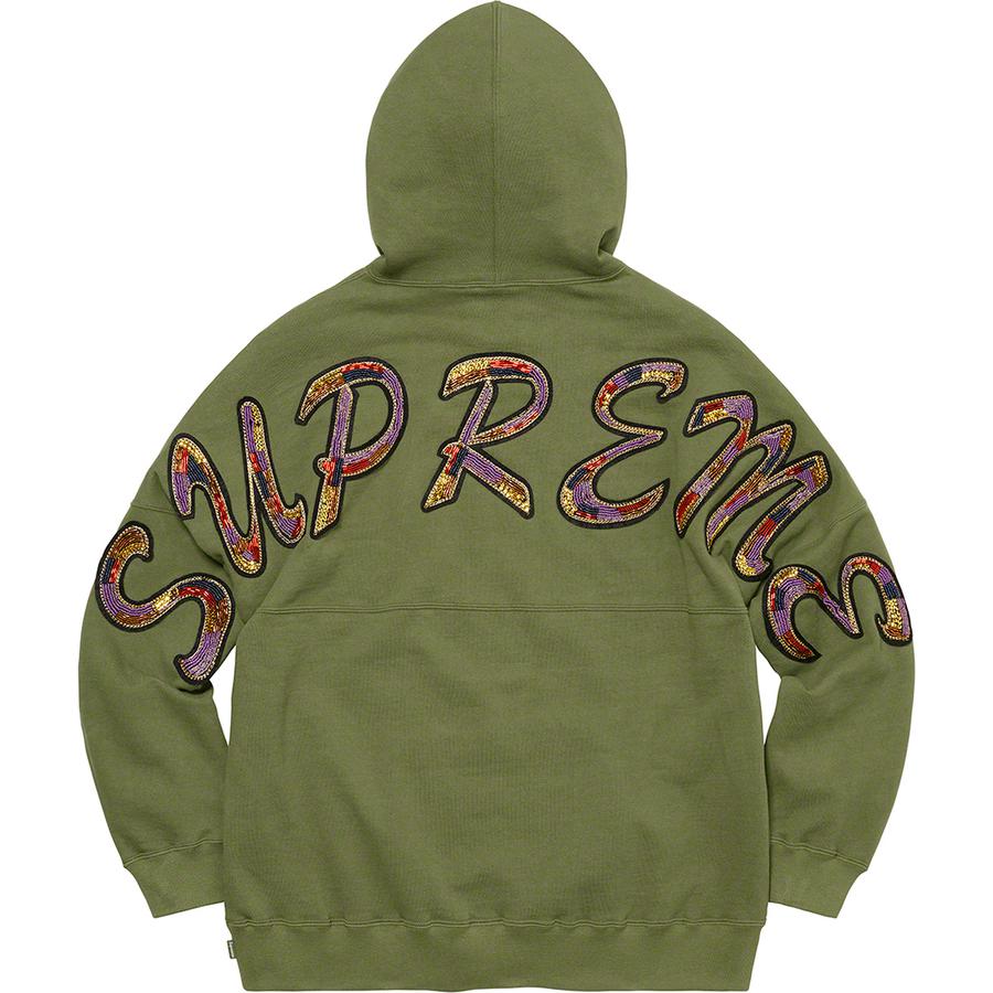 Details on Beaded Hooded Sweatshirt  from spring summer
                                                    2022 (Price is $168)