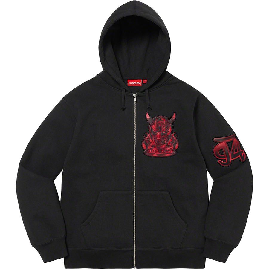 Details on Demon Zip Up Hooded Sweatshirt  from spring summer
                                                    2022 (Price is $178)