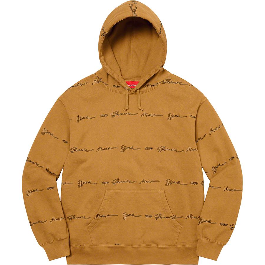 Details on Script Stripe Hooded Sweatshirt  from spring summer
                                                    2022 (Price is $168)