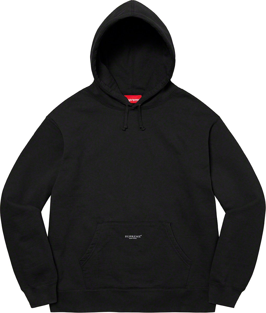 【L】Micro Logo Hooded Sweatshirt