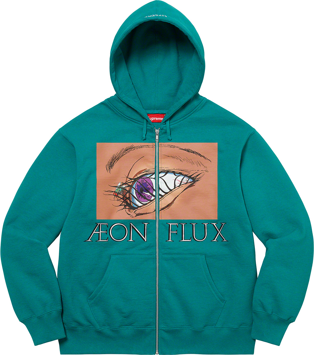 Aeon Flux Zip Up Hooded Sweatshirt - spring summer 2022 - Supreme