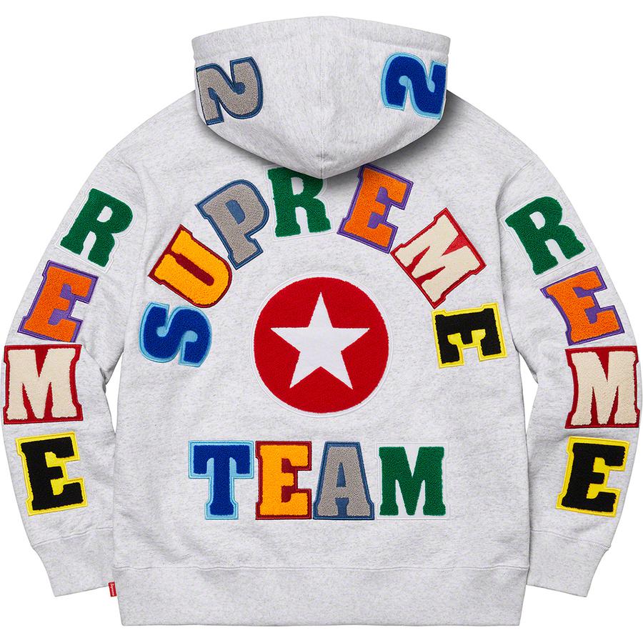 Details on Supreme Team Chenille Hooded Sweatshirt  from spring summer
                                                    2022 (Price is $178)