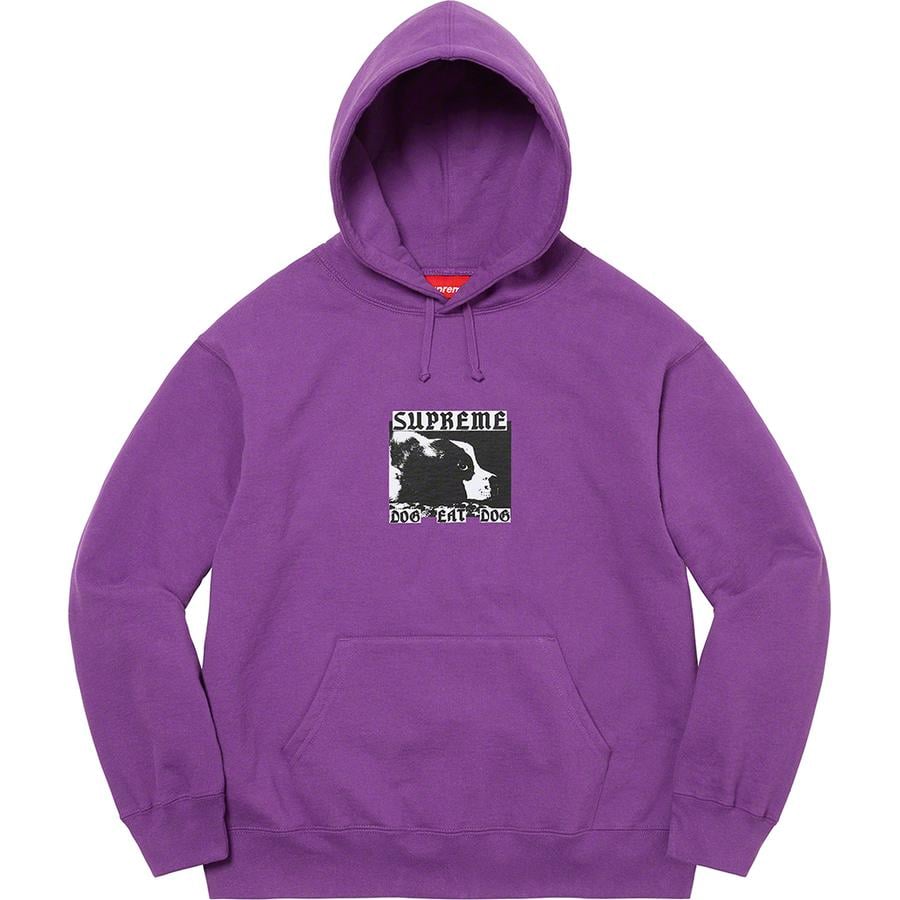 Details on Dog Eat Dog Hooded Sweatshirt  from spring summer 2022 (Price is $158)