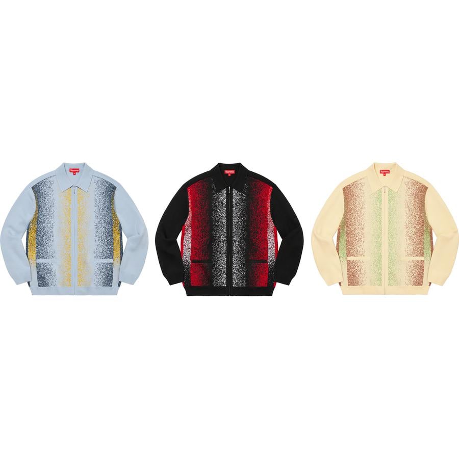 Supreme Gradient Stripe Zip Up Cardigan for spring summer 22 season