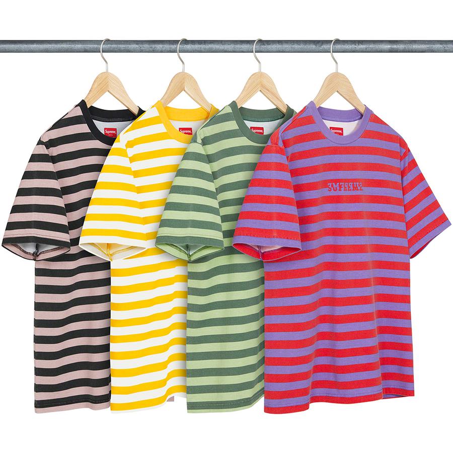 Supreme Reverse Stripe S S Top releasing on Week 14 for spring summer 2022