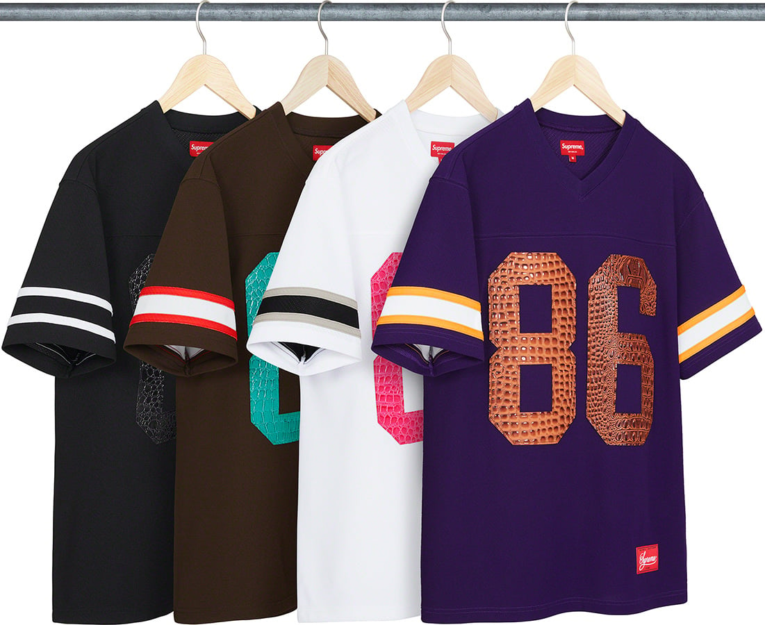 Faux Croc Football Jersey - spring summer 2022 - Supreme