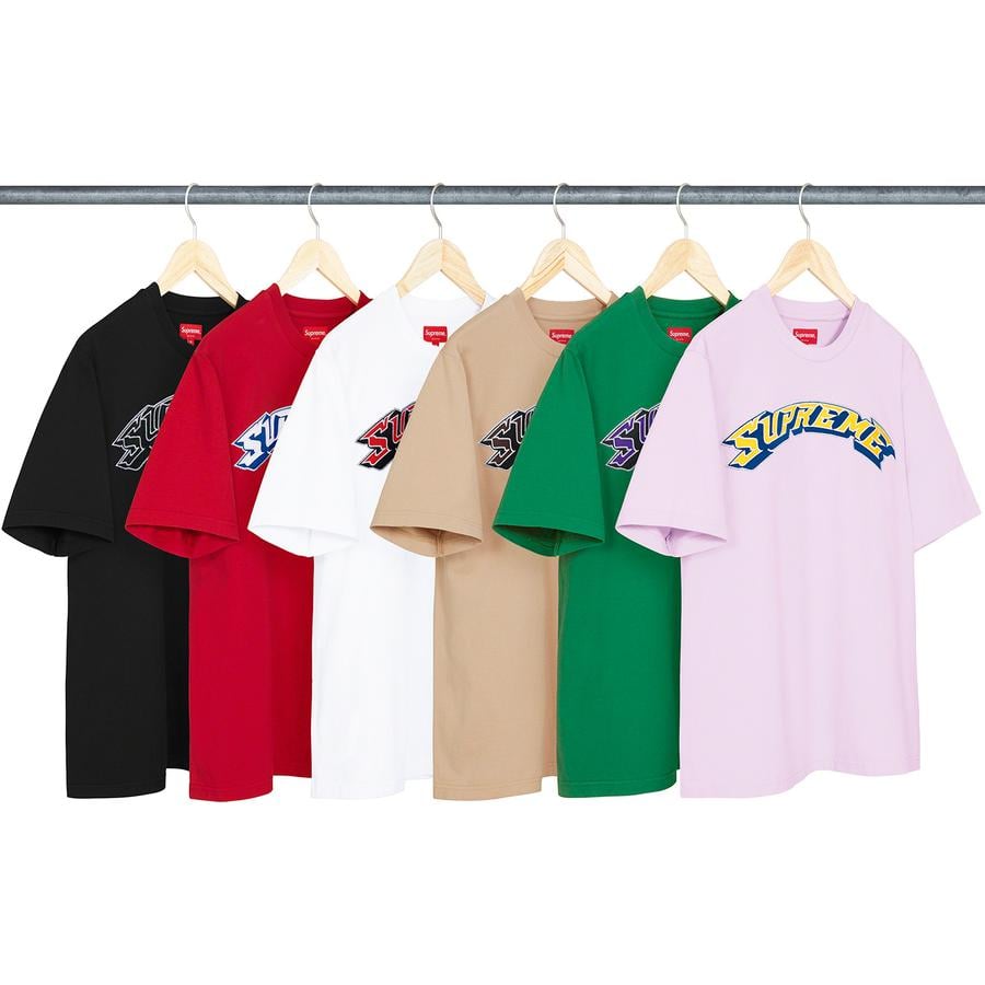 Supreme Appliqué Arc S S Top released during spring summer 22 season