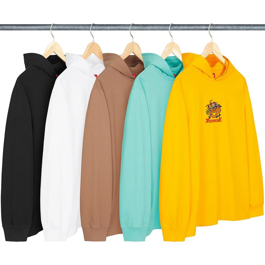 Supreme Dragon Hooded L S Top released during spring summer 22 season