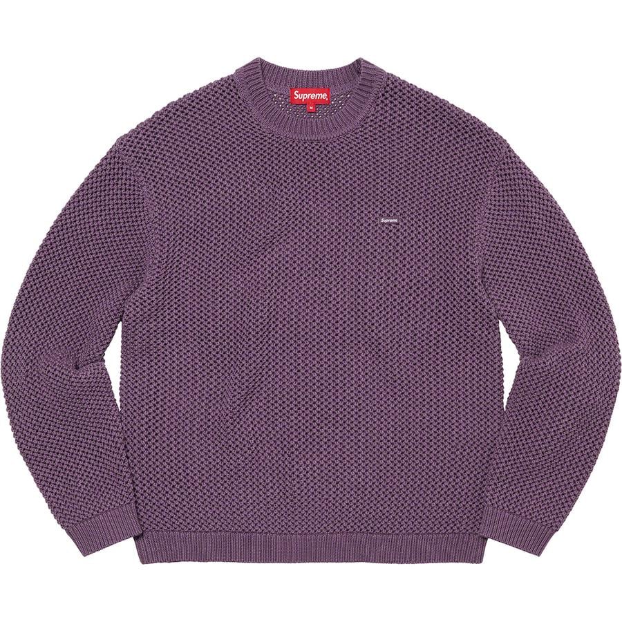 Details on Open Knit Small Box Sweater  from spring summer
                                                    2022 (Price is $138)