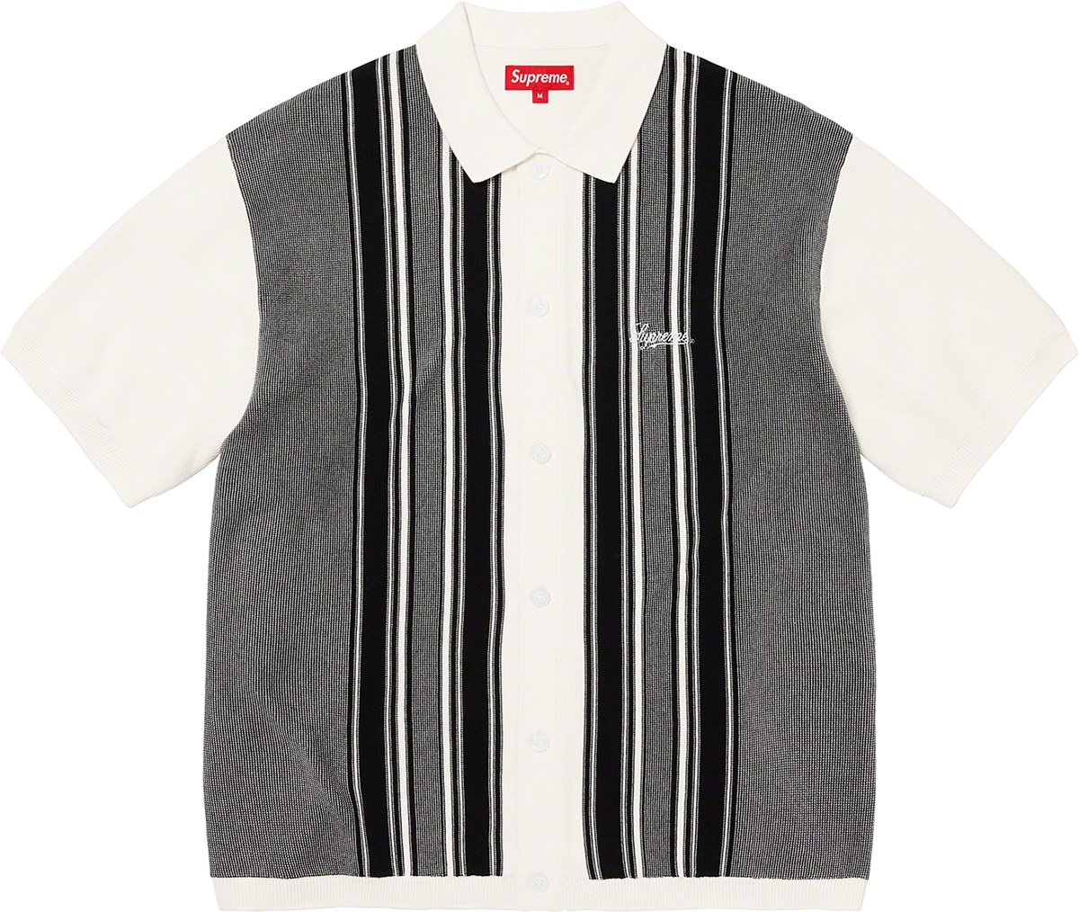 Stripe Button Up Polo - spring summer 2022 - Supreme
