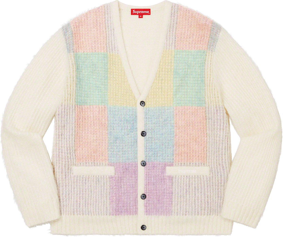 Supreme Brushed Mohair Cardigan M カーディガン