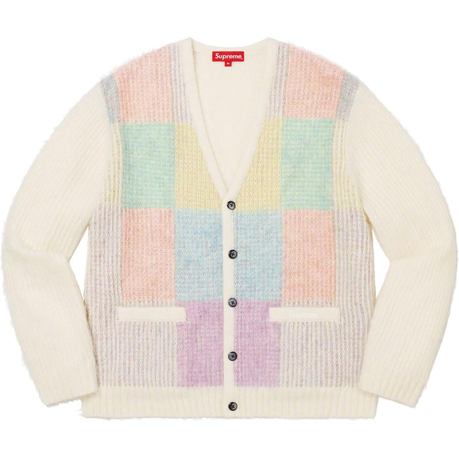 Details on Brushed Grid Cardigan  from spring summer
                                                    2022 (Price is $198)
