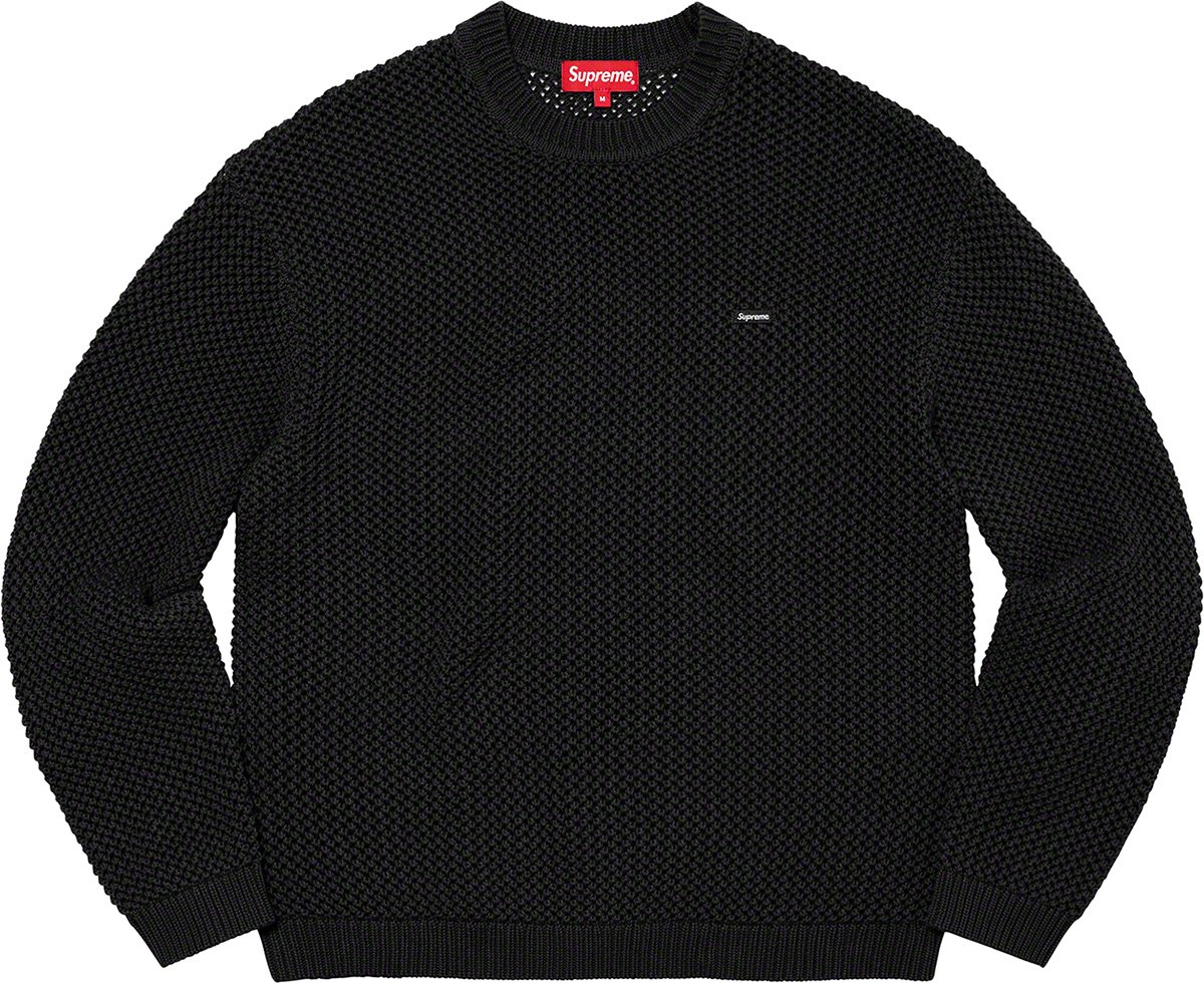 Supreme Open Knit Small Box Sweater【白M】厳しいのであれば大丈夫です