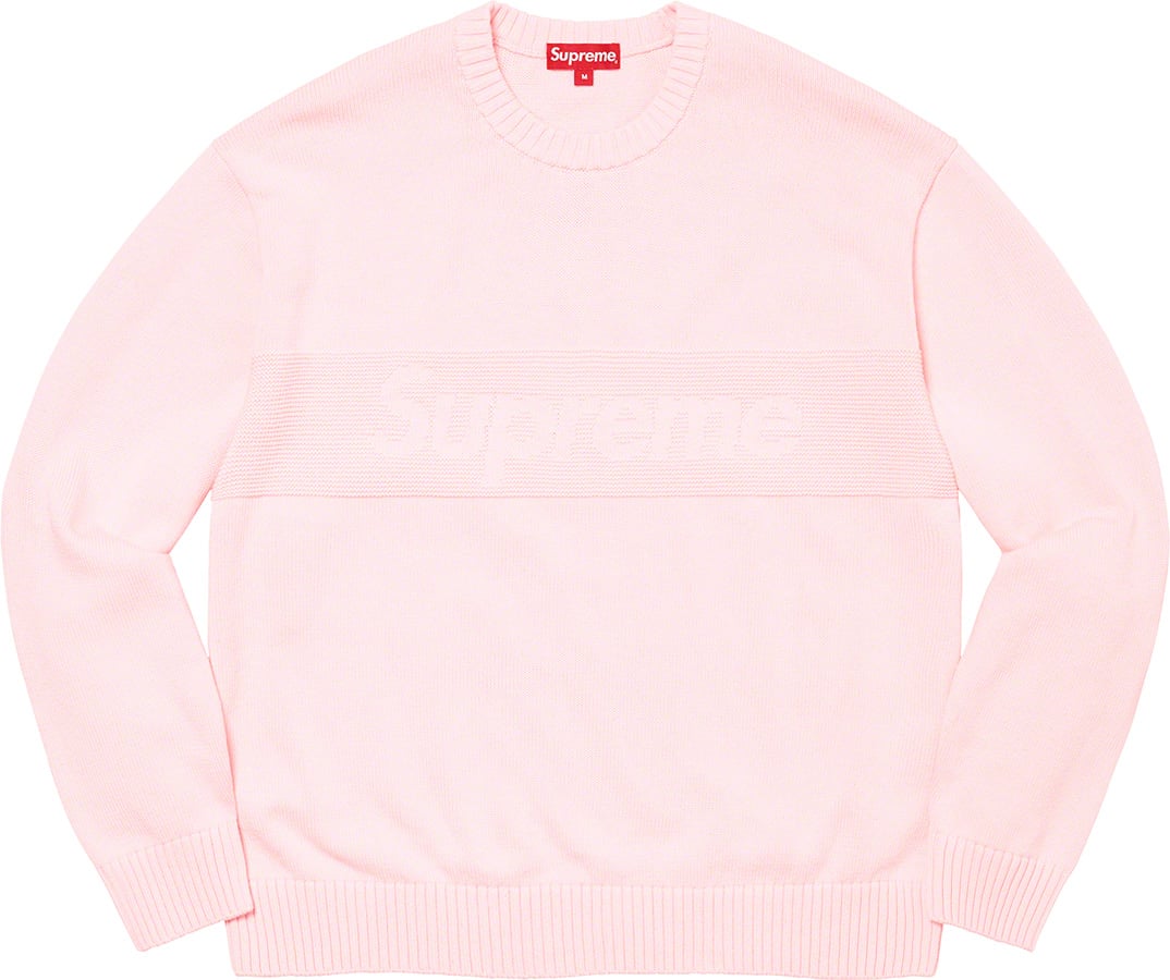 Tonal Paneled Sweater - spring summer 2022 - Supreme