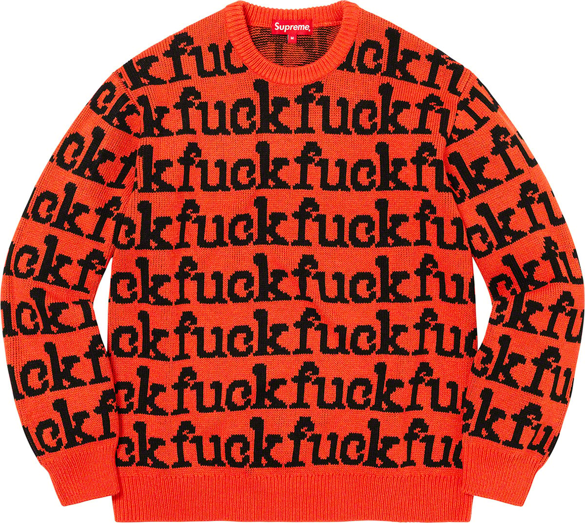 Fuck Sweater - spring summer 2022 - Supreme