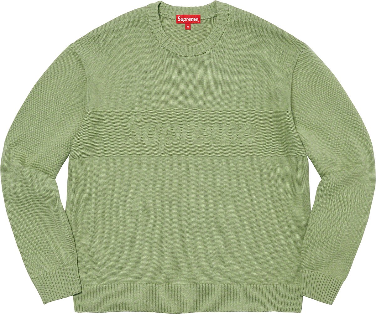 Tonal Paneled Sweater - spring summer 2022 - Supreme