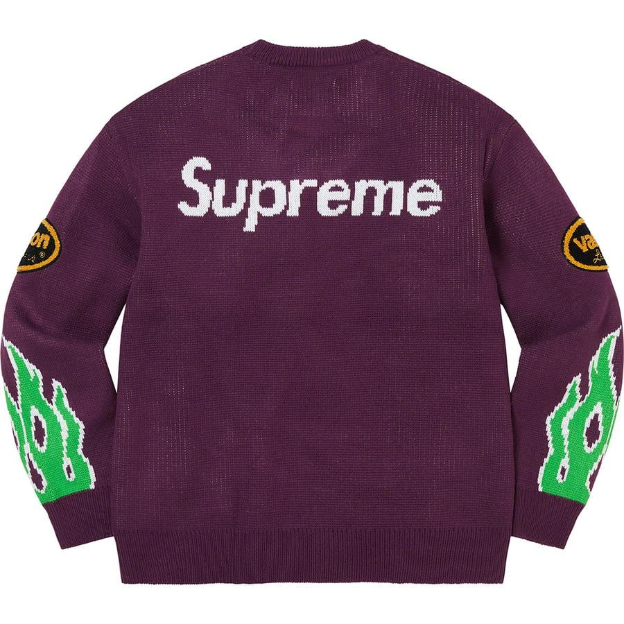 Details on Supreme Vanson Leathers Sweater  from spring summer
                                                    2022 (Price is $198)