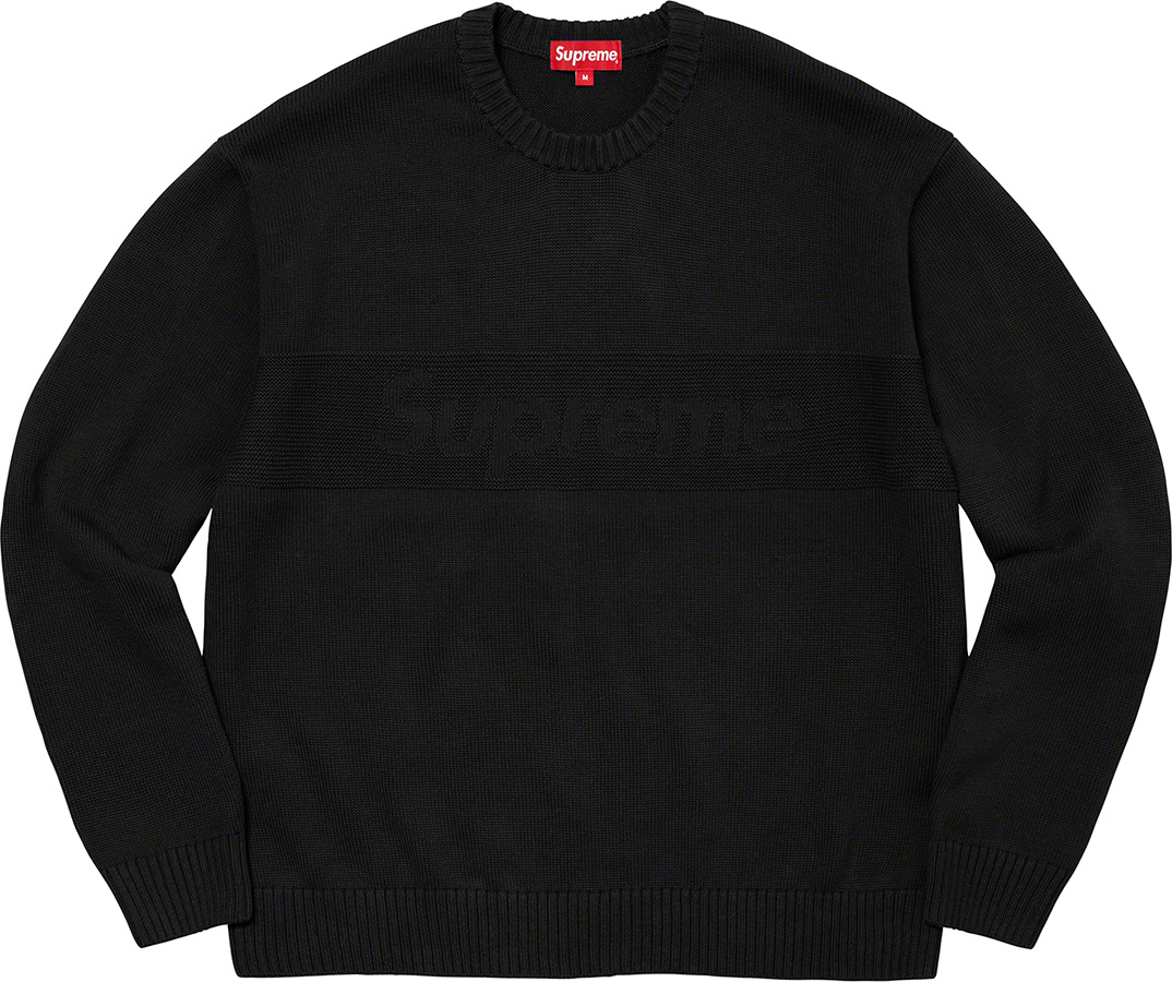 Tonal Paneled Sweater - spring summer 2022 - Supreme