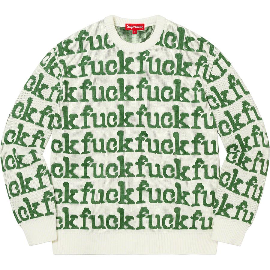 Details on Fuck Sweater  from spring summer
                                                    2022 (Price is $158)