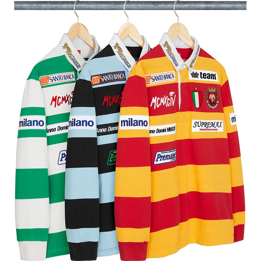 Supreme Stripe Rugby released during spring summer 22 season