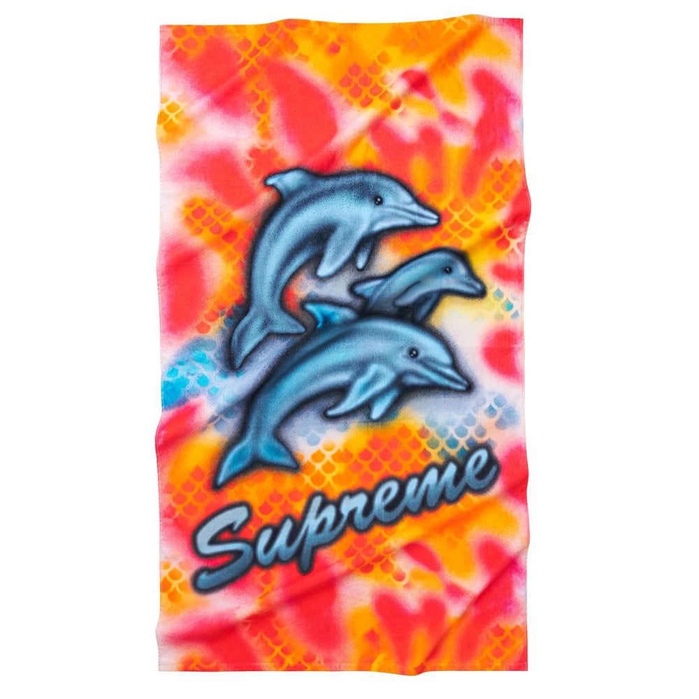 Supreme Dolphin Towel released during spring summer 23 season