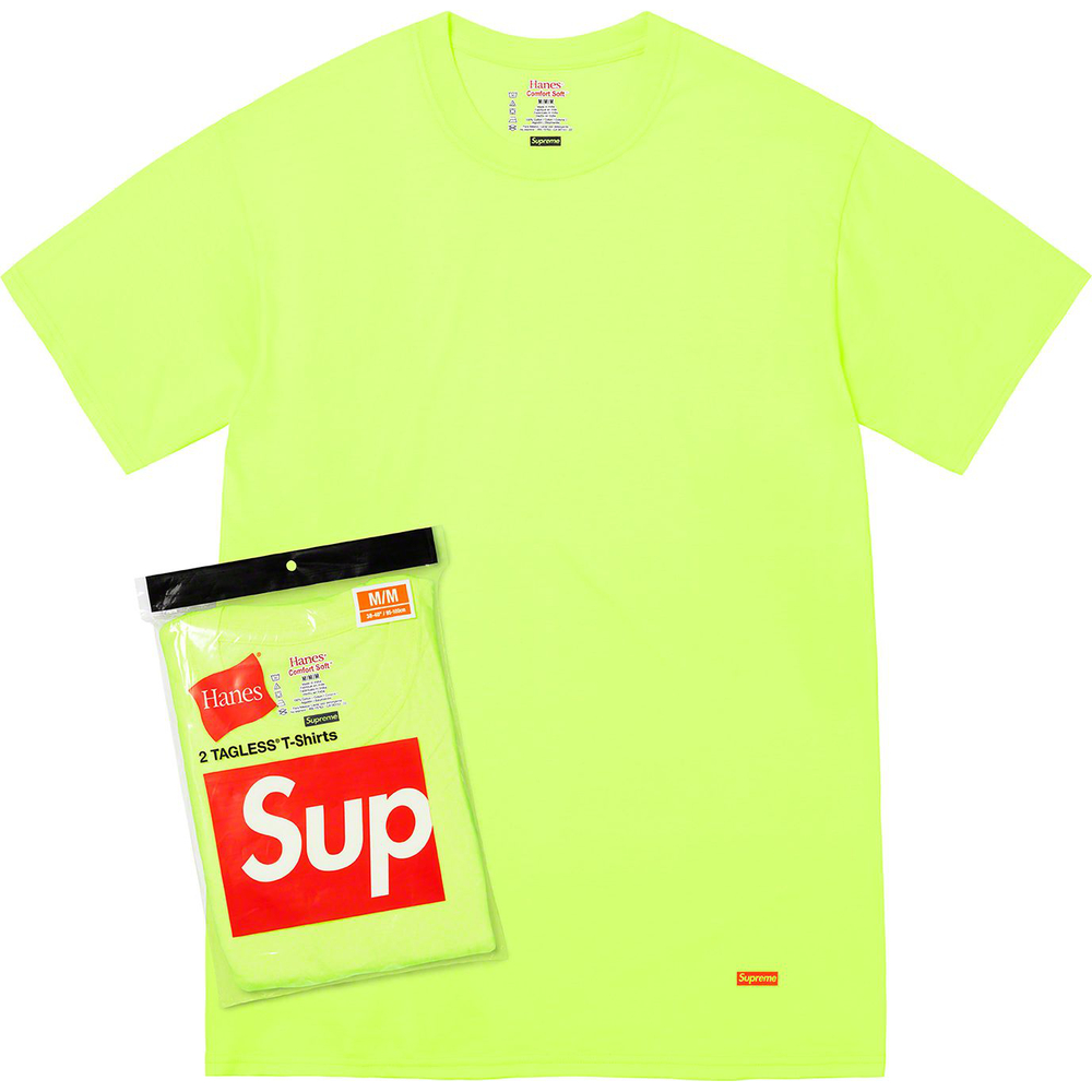 Supreme Supreme Hanes Tagless T-shirts (2 Pack) released during spring summer 23 season