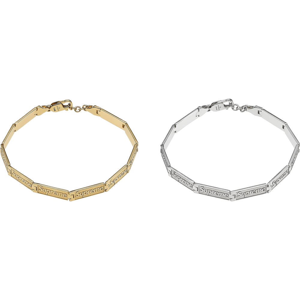 Supreme Supreme Jacob & Co Logo Link Bracelet for spring summer 23 season