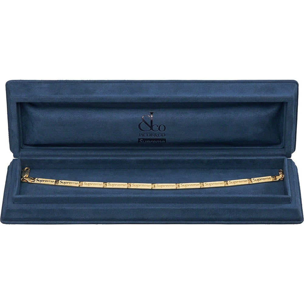 Supreme Supreme Jacob & Co Logo Link Bracelet (14k Gold) (SS23) - [hidden] - $2998