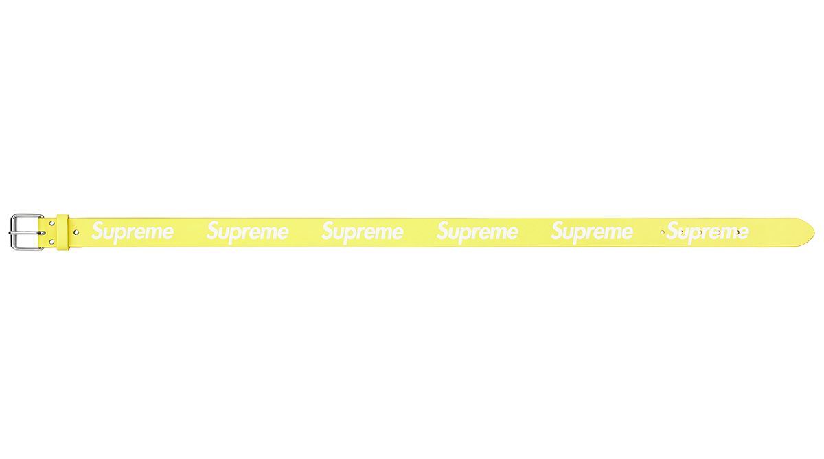 Supreme Repeat Leather Belt