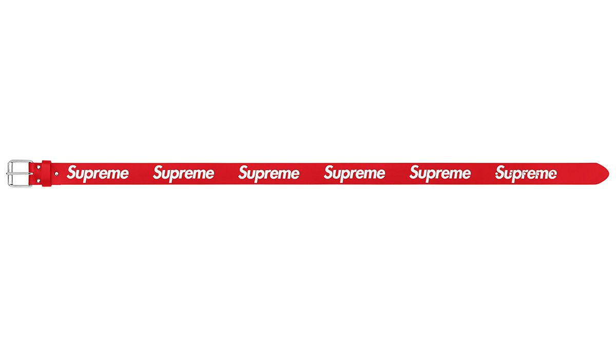 Supreme Repeat Leather Belt