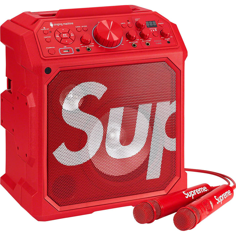 Details on Supreme Singing Machine from spring summer 2023 (Price is $298)