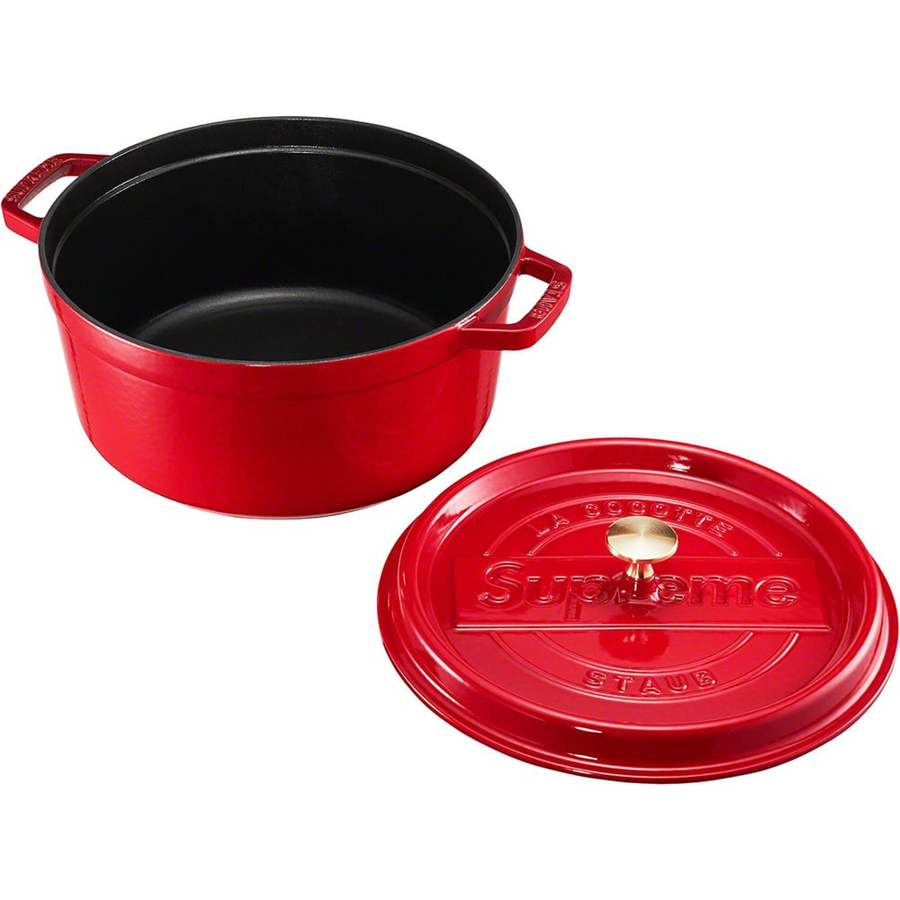 Details on Supreme STAUB Round 5.5 Qt. Cocotte from spring summer
                                            2023 (Price is $398)