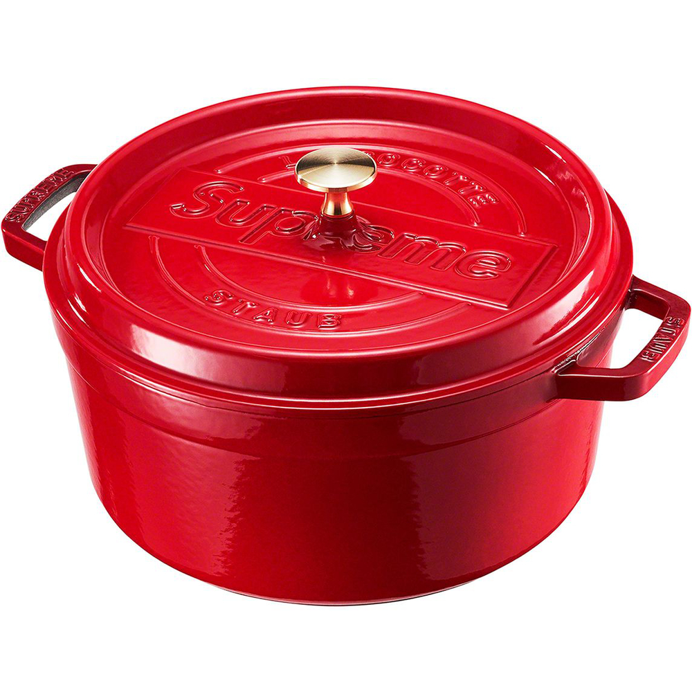 Details on Supreme STAUB Round 5.5 Qt. Cocotte  from spring summer 2023 (Price is $398)