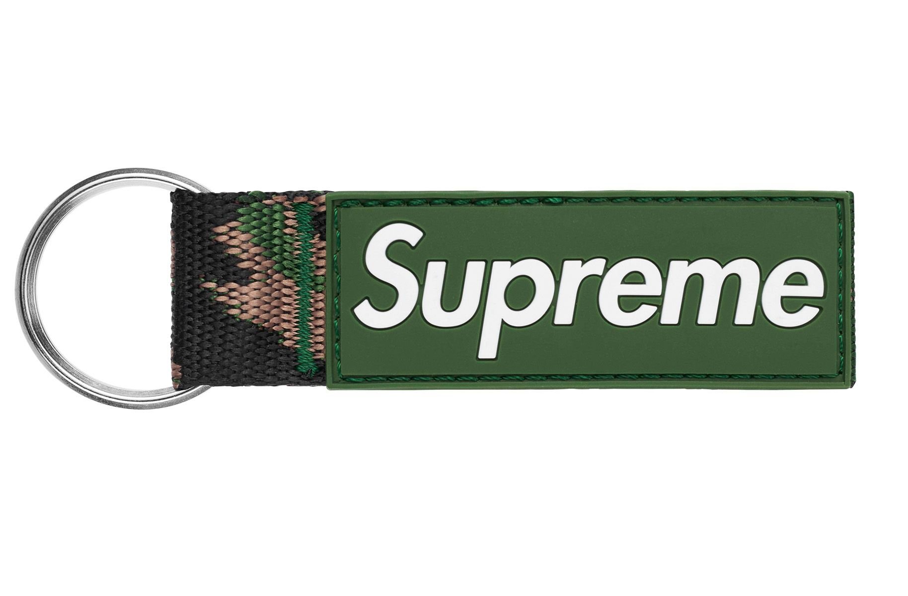 Shop Supreme 2023 SS Unisex Street Style Collaboration Logo Accessories ( Supreme Webbing Keychain) by Hirokiki.k