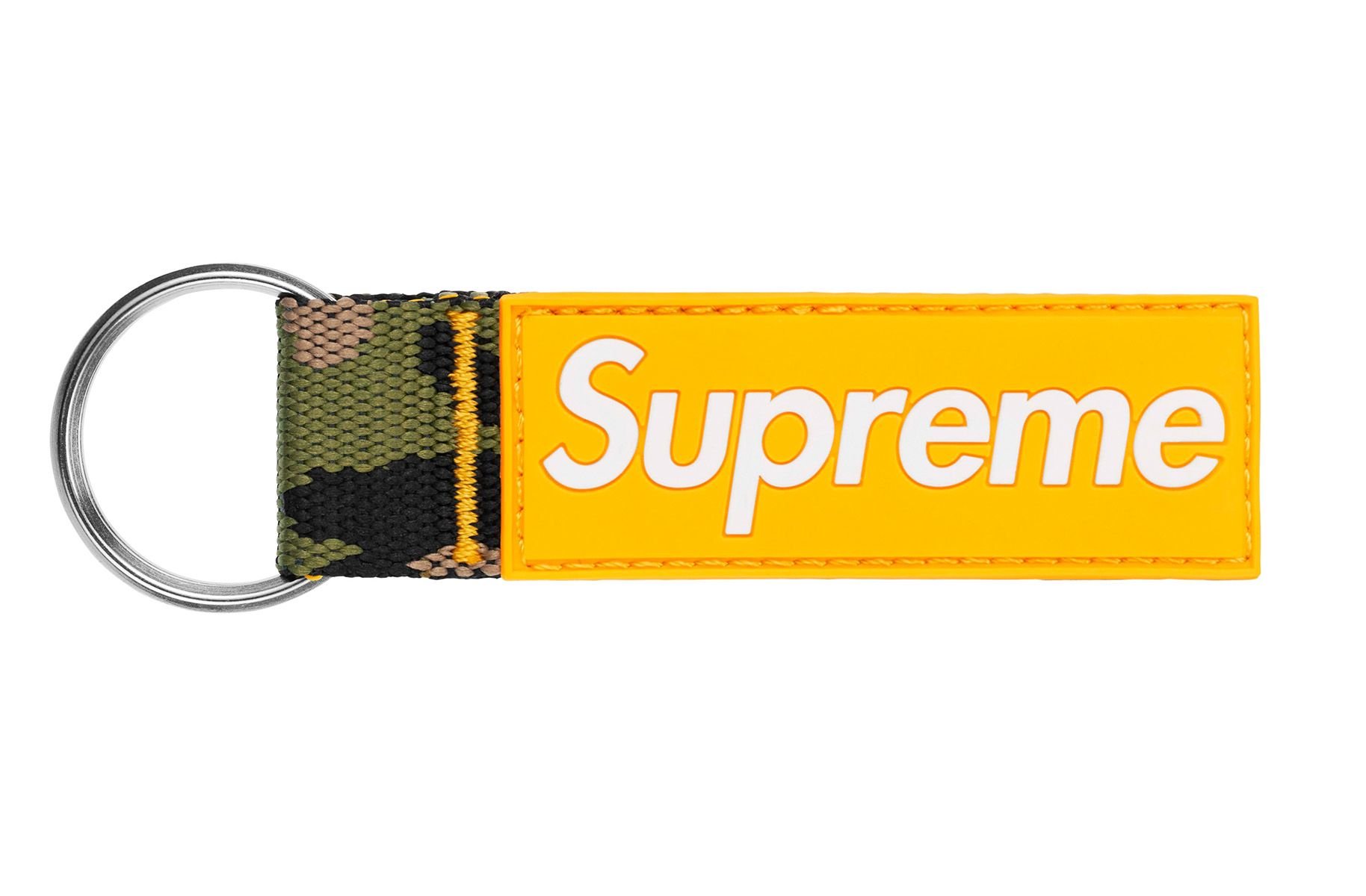 Supreme Bottle Opener Webbing Keychain Black