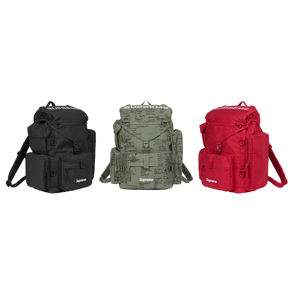 Supreme Field Backpack released during spring summer 23 season