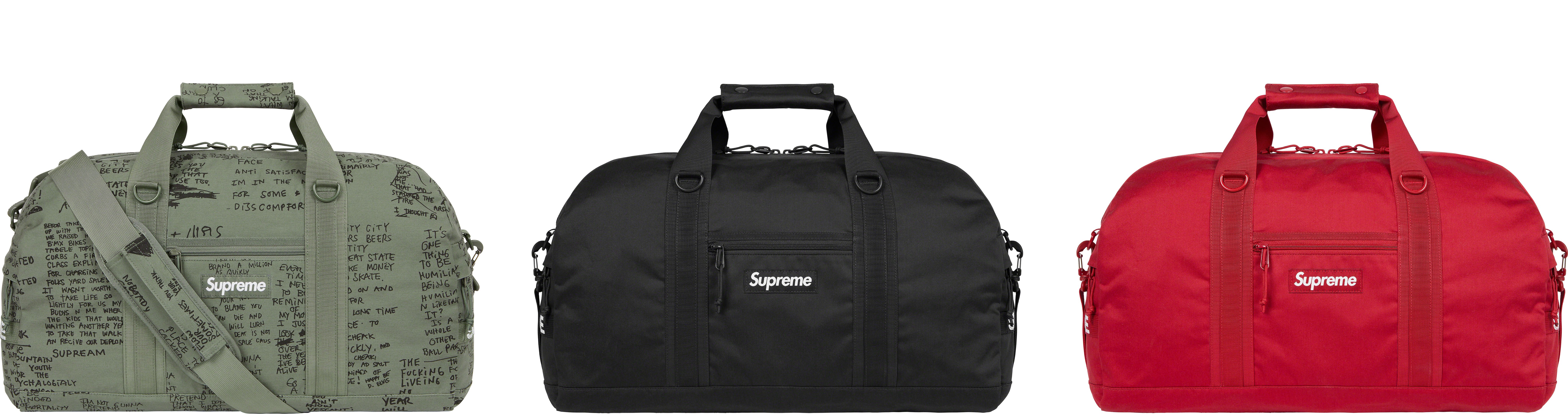 Supreme Field Duffle Bag Black