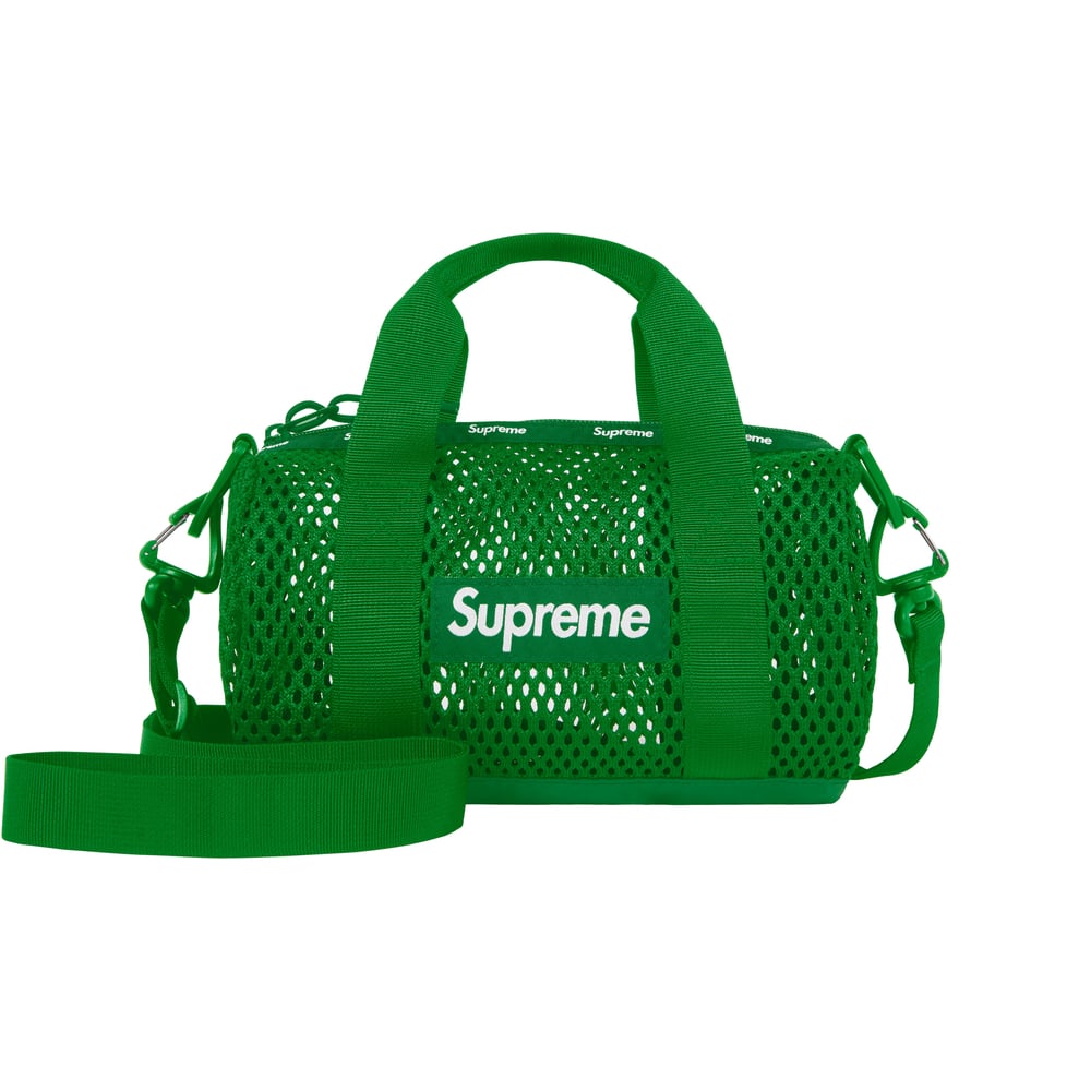 Supreme Mesh Mini Duffle Bag Green | ofa.sg