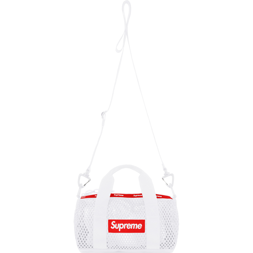 supreme mini duffle bag size