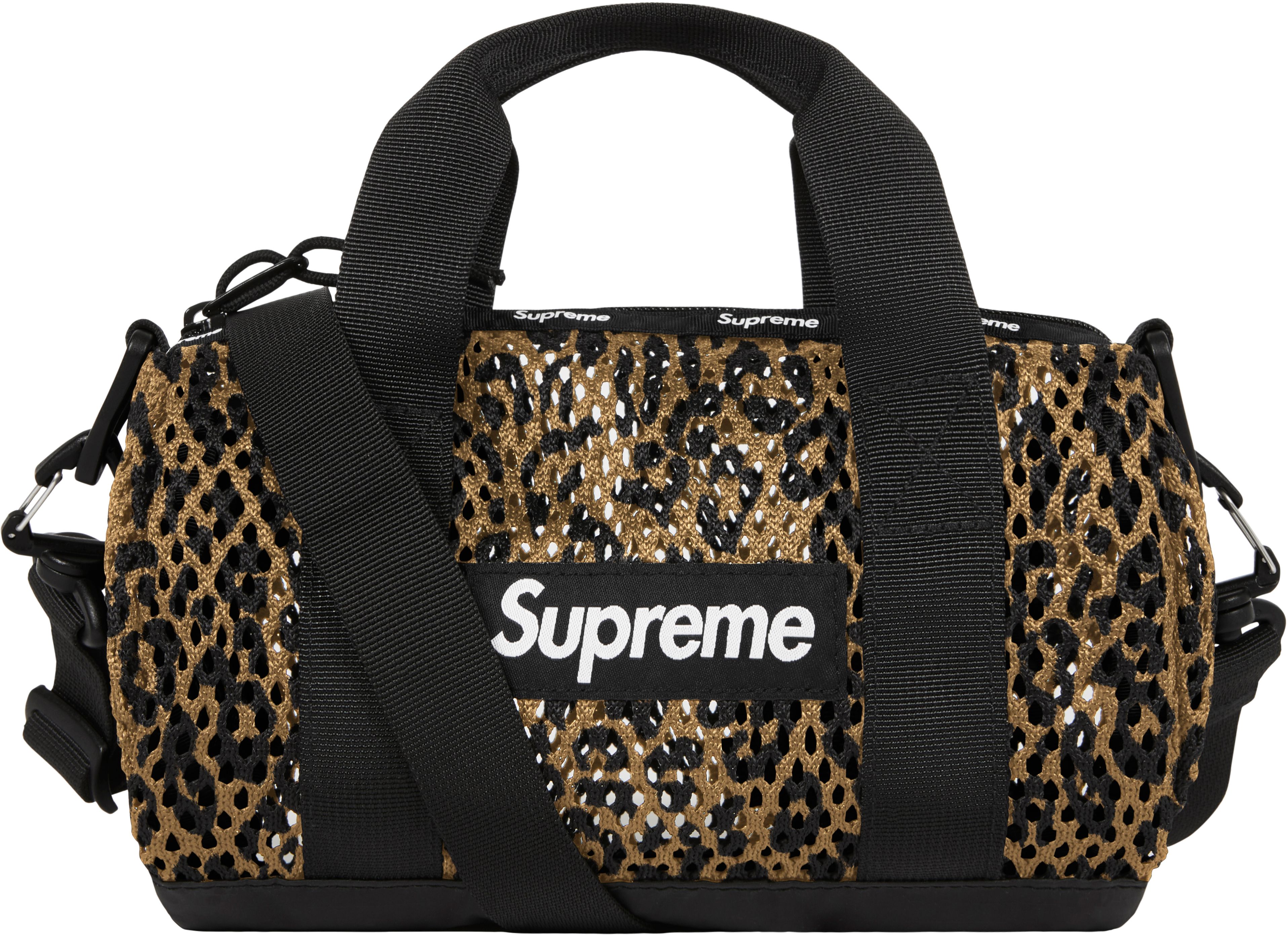 Supreme Mesh Mini Duffle Bag Black 3L | vlamor.com