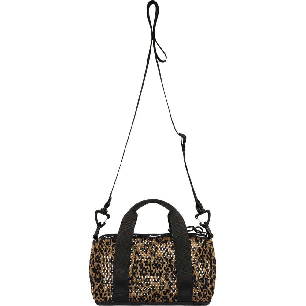 Supreme Mesh Mini Duffle Bag 'Leopard