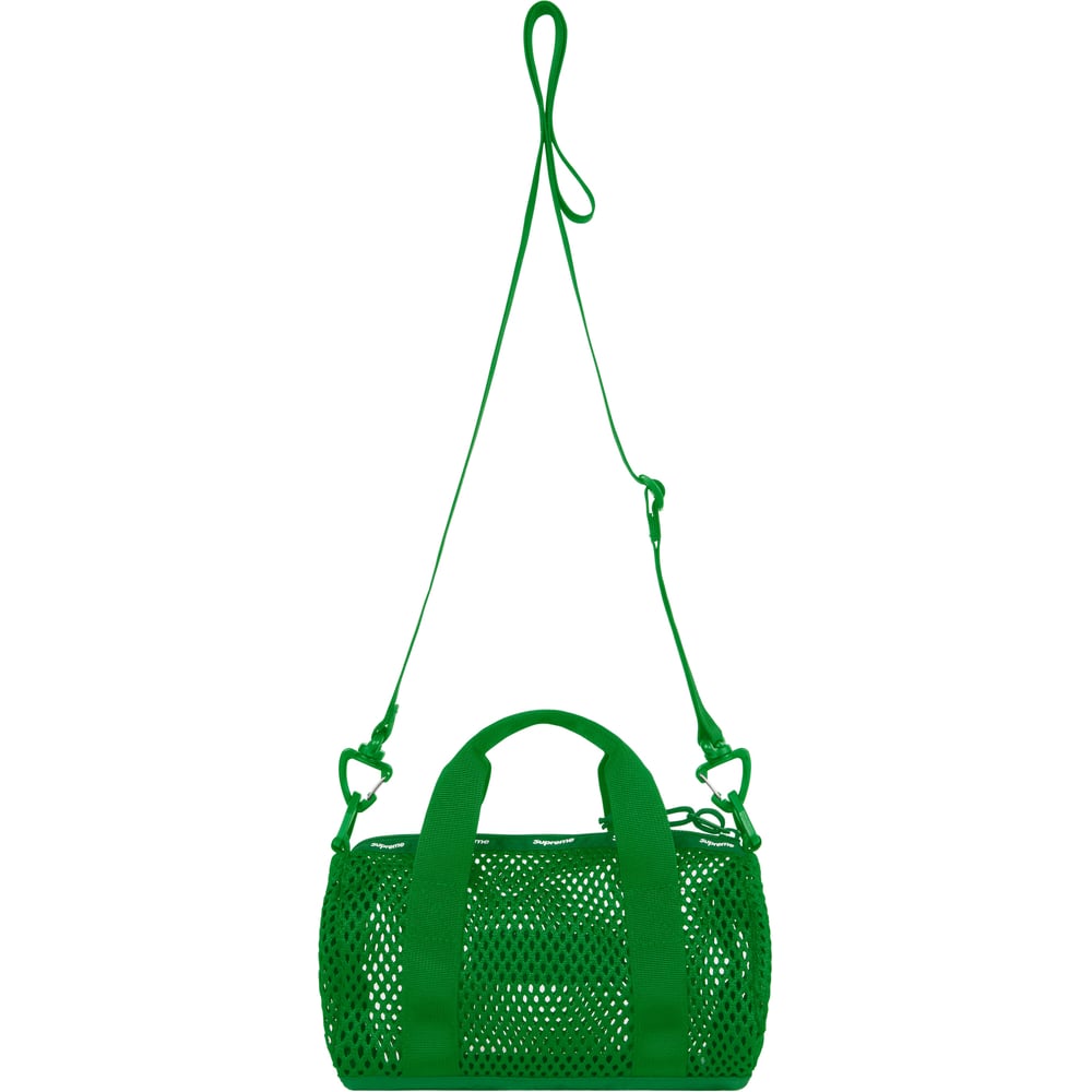 メンズmesh mini duffle bag green