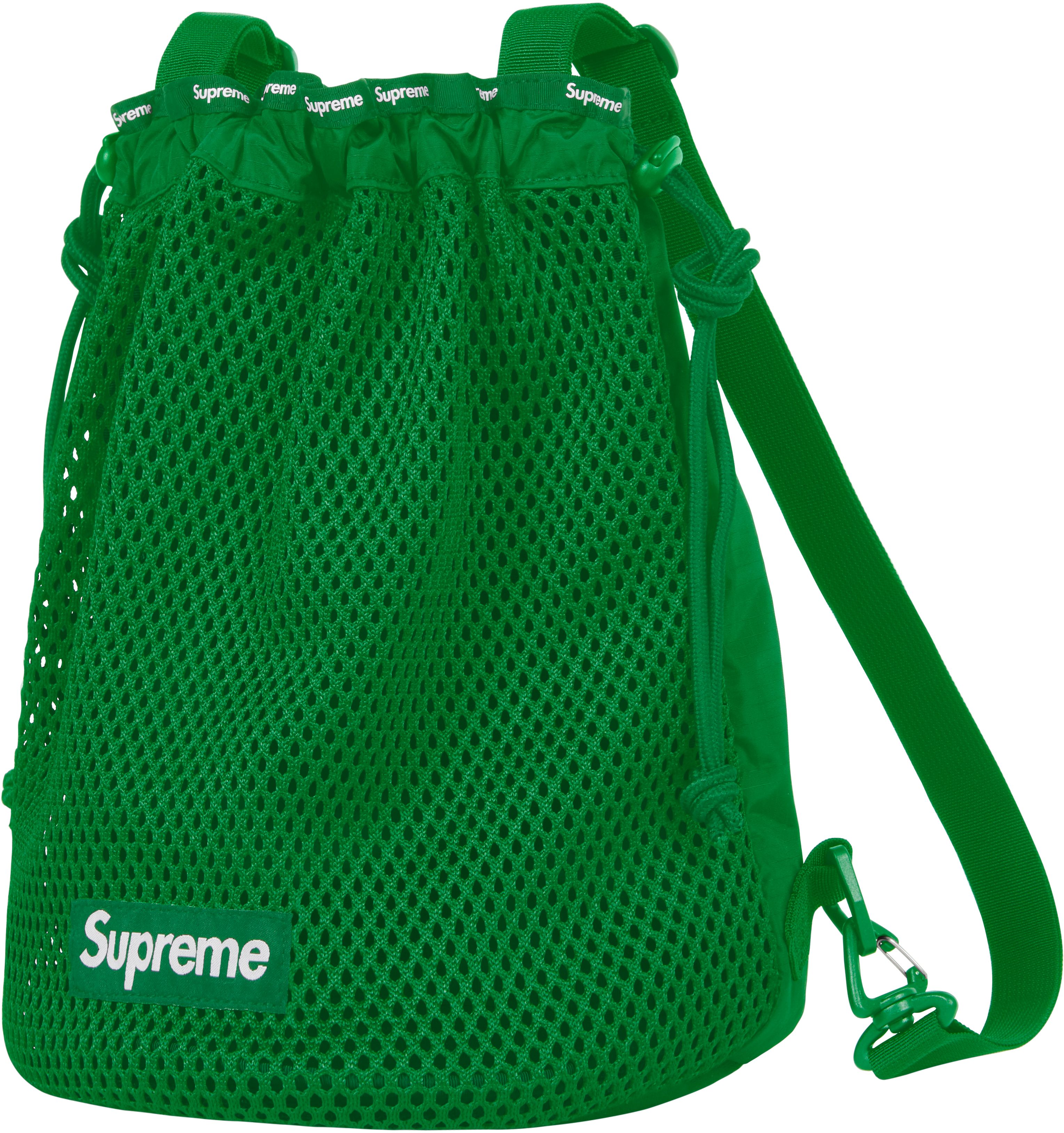 Supreme Mesh Small Backpack Green-
