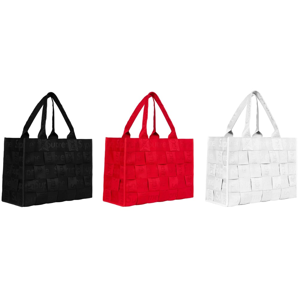 Supreme Woven Large Tote releasing on Week 16 for spring summer 2023
