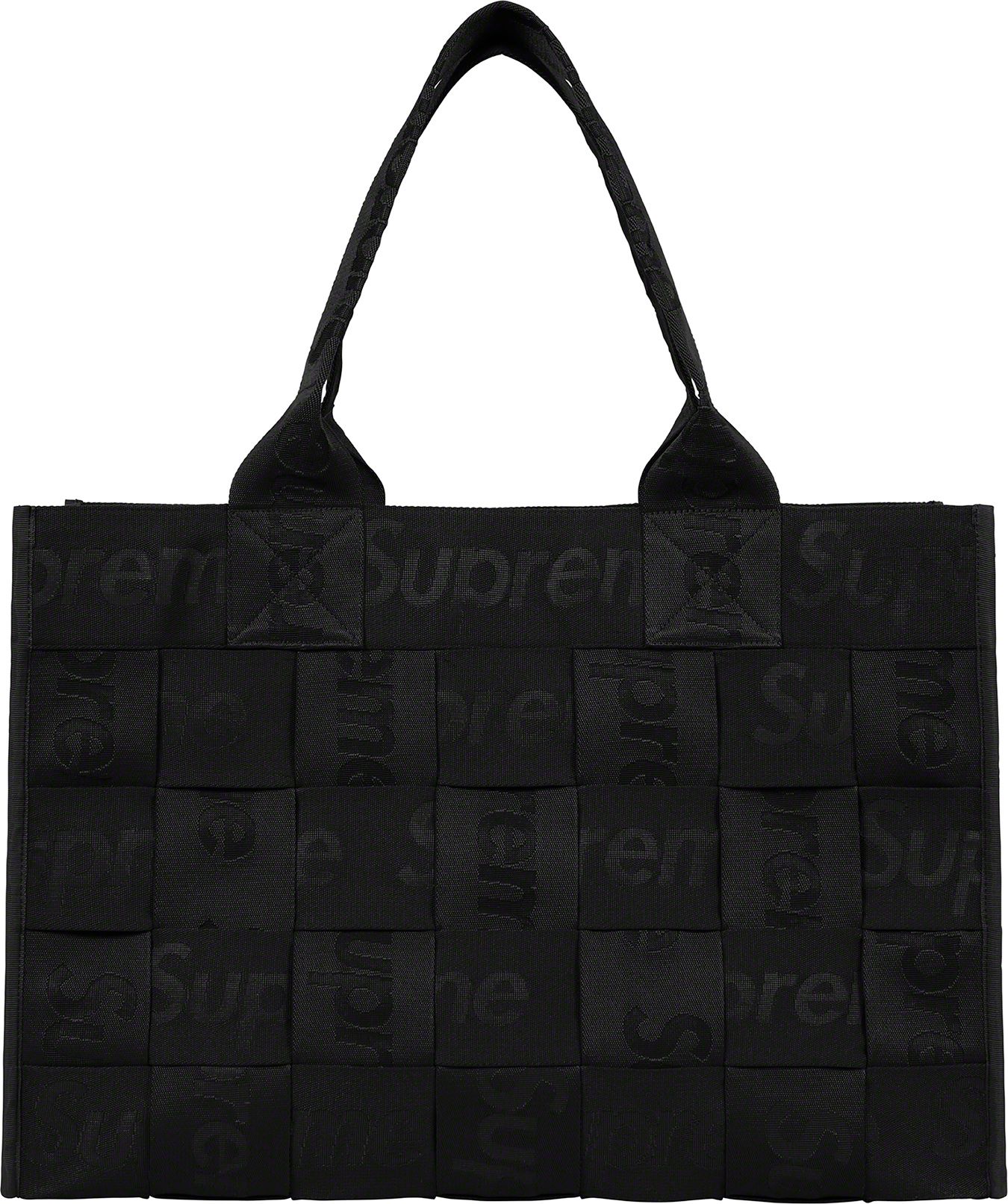 Supreme Woven Large Tote "Black"