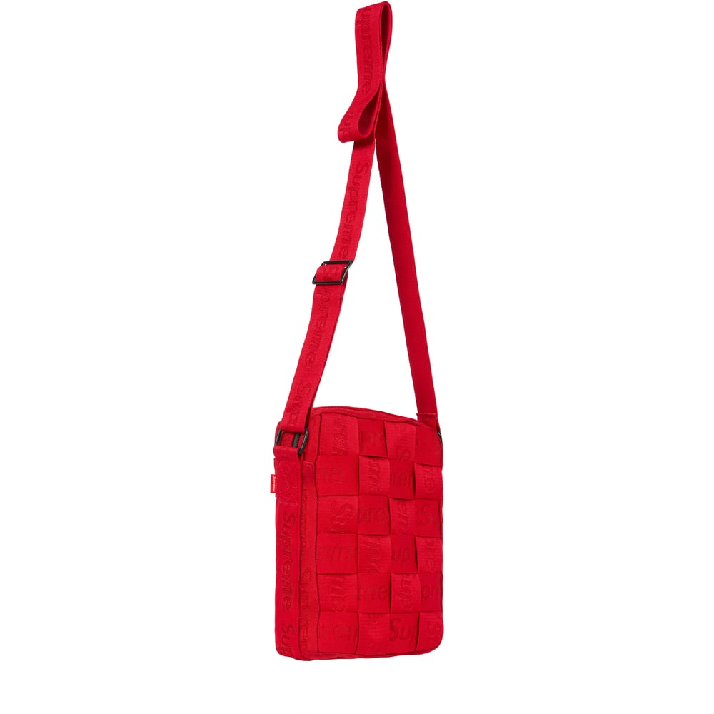 Supreme Woven Shoulder Bag “RED” camping.com