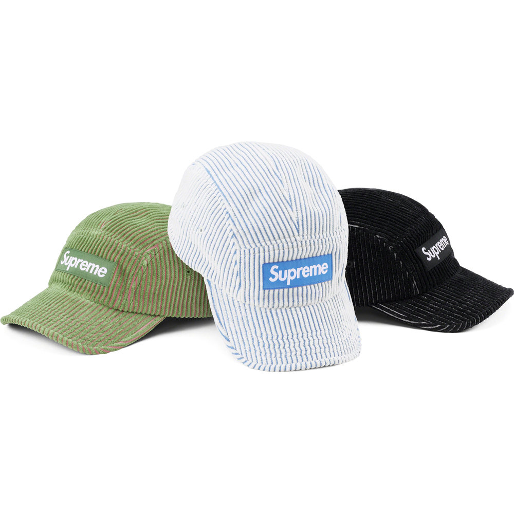 Supreme 2-Tone Corduroy Camp Cap for spring summer 23 season