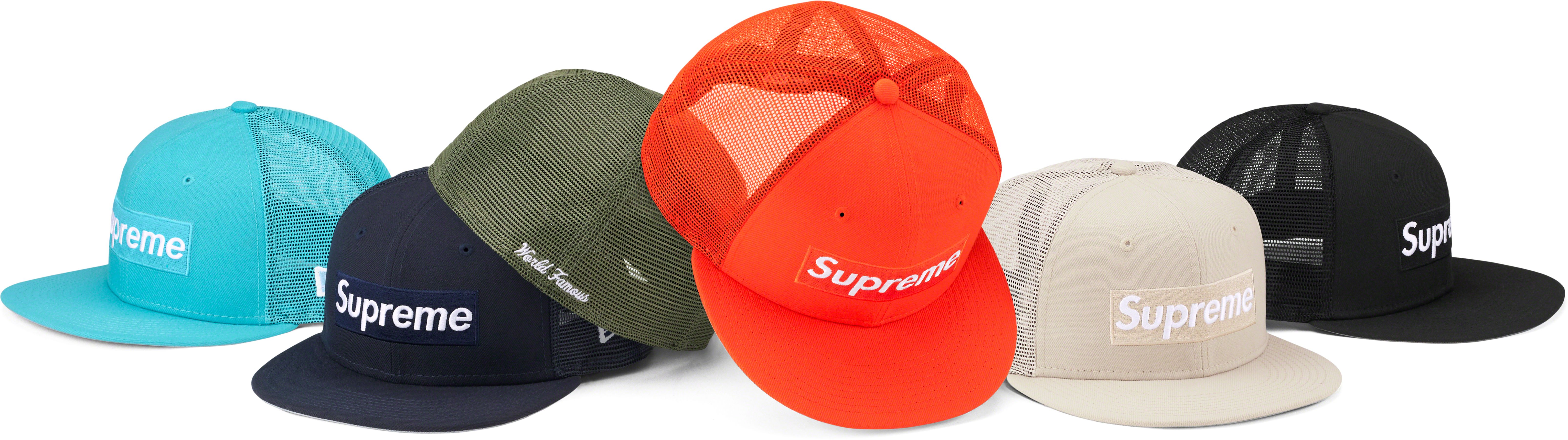 Box Logo Mesh Back New Era - spring summer 2023 - Supreme