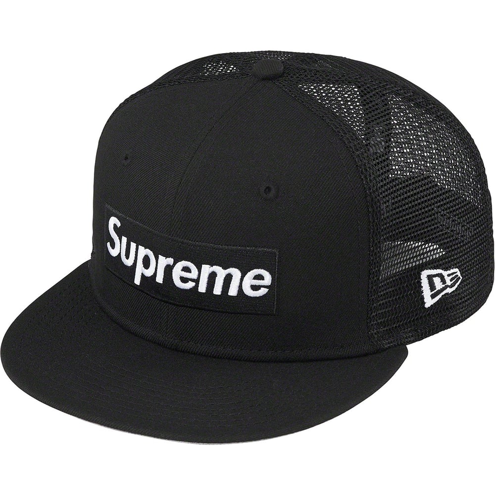 Details on Box Logo Mesh Back New Era  from spring summer
                                                    2023 (Price is $50)