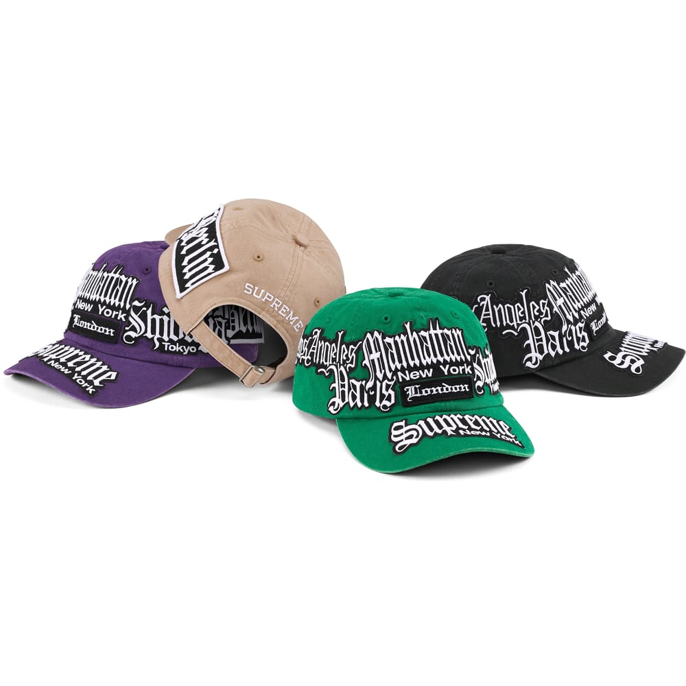 Supreme City Patches 6-Panel released during spring summer 23 season